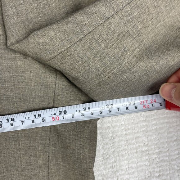 VTG Jones New York Men's Blazer Jacket Beige / Brown Sports Coat Wool Size 42S - Picture 7 of 16